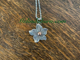 Rocky Mtn Dogwood flower necklace