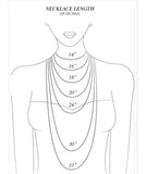 Rosarita heart necklace