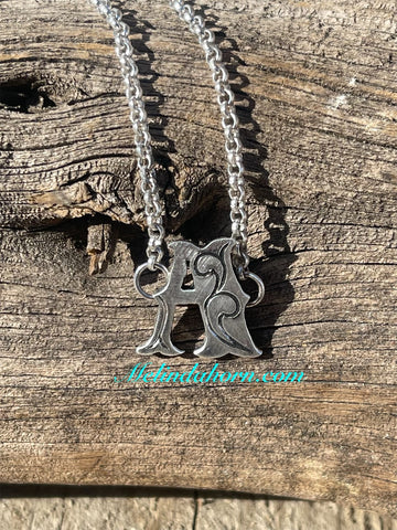 The Belle initial necklace