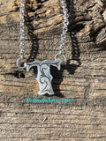 The Belle initial necklace