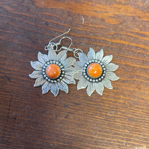 Orange sunflowers