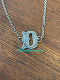 The Belle initial necklace