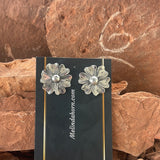 3/4” Sterling silver Western Flower